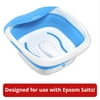 Homedics Compact Pro Vibrating Massage Foot Spa - Collapsible, Space Saving, Uses Epsom Salt FB-350
