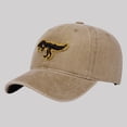 thumbnail image 5 of CYRBOKO Cotton, Sun Protection Cotton Breathable Adjustable Baseball Caps for Kids Khaki Size 2-6 T, 5 of 5