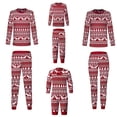 thumbnail image 1 of Conjunto de pijamas navideños a juego para la familia, ropa de dormir clásica con estampado de alce rojo para adultos, papá, padre, madre, niños y bebés, 1 of 4