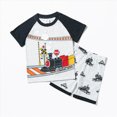 thumbnail image 2 of HCNTES Toddler Boy Clothes Breathable Lightweight Train Print Set Toddler Suit for Daily Wear & Playdates, 2 of 8