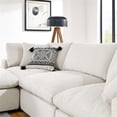 thumbnail image 4 of Modway Commix 4-Piece Upholstered Boucle Fabric Sectional Sofa in Ivory, 4 of 5