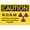 Warning Sign 3, variant on Caution No Smoking Battery Charging Area Sign NO.28249, 8"x12" Metal Tin Sign, Clear Safety Warning for Home & Business Use