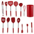 thumbnail image 1 of Ensemble d'Ustensiles de Cuisine en Silicone Rouge - 14 Pcs, Outils de Cuisson Antiadhésifs avec Boîte de Rangement, 1 of 22