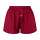 thumbnail image 3 of MKLEKYY Pantalones Cortos para Mujer, Bonitos, Suaves, Elásticos, de Cintura Baja, con Estampado A Cuadros y Botones En La Parte Delantera, para Pijama, Ropa de Dormir, 3 of 4
