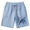 thumbnail image 4 of XINPING Beach Shorts for Men Lightweight Hawaiian Print Quick-Dry Spring Break Swim Trunks with Pockets Stretch Fabric Beach Wear, 4 of 5