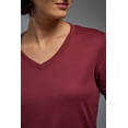 thumbnail image 5 of Expert Brand USA-Made Women's Oxymesh™ Athletic V Neck T-Shirt, Cardinal, 3XL, 5 of 6