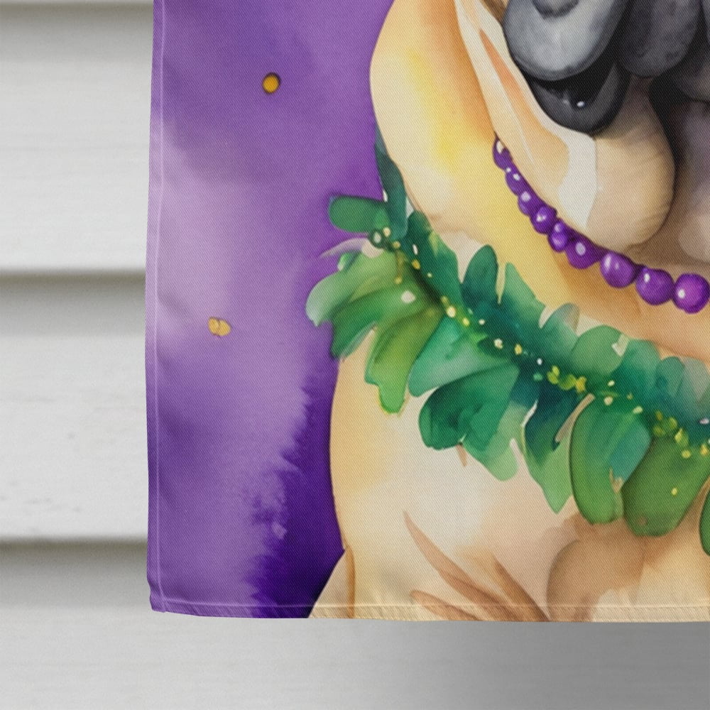 Shar Pei King of Mardi Gras House Flag 28 in x 40 in