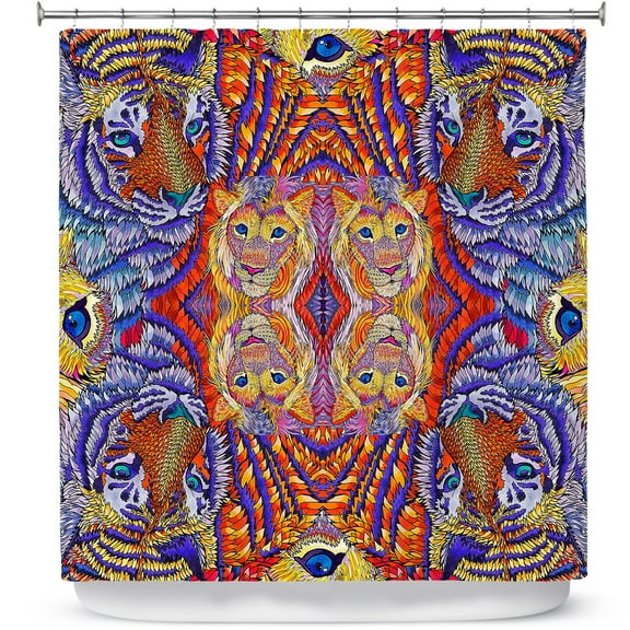 Shower Curtains 70" x 93" from DiaNoche Designs by Rachel Brown - Cataclysmic
