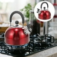 thumbnail image 2 of Stainless Steel Whistling Tea Kettle with Handle, Water Kettle for Home, Dorm, Kitchen, and Camping Use, 2 of 6