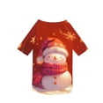thumbnail image 5 of Christmas Dog Pajamas Xmas Pet Pjs with Snowman Elk Patterns Christmas Dog Onesie Jumpsuits Jammies Clothes Stretchy Shirts Comfy Outfit Costume Apparel for Small Medium Large Dogs, 5 of 5