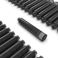 thumbnail image 5 of Wordsworth & Black 24 Pack Fountain Pen Ink Refills - Set of 24 Black Ink Cartridges - International Standard Size - Length APPR 2.3" - Base Diameter APPR 0.24" - Disposable and Generic, 5 of 9