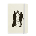 thumbnail image 1 of Les Souhaits du Couple Se Sentent Cahier Tacite Tissu Officiel Couverture Rigide Journal Journal Classique, 1 of 3