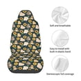 thumbnail image 4 of Yiaed Bear Sunflower Print Car Seat Covers,Universal Auto Seats Protector Fits for Car,SUV Sedan,Truck,Automotive Seat Covers & Accessories, 4 of 5