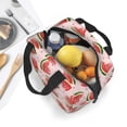 thumbnail image 4 of Lsque Hand Drawn Watermelon Pattern Lunch Bag Women/Men Insulated Lunch Box,Small Leakproof Cooler Food Lunch Containers Reusable High Capacity Lunch Tote Bags, 4 of 6