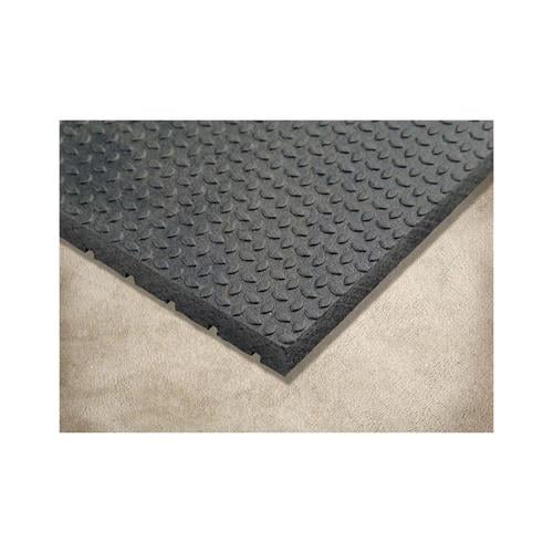 Qrri ASM4872DR3/4 Equine Stall Mat, Rubber, 4 x 6In.