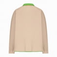 thumbnail image 6 of Towmus Sweatshirt for Women Plus Size Fuzzy Fleece Jacket Color Block Button Long Sleeve Pullover Casual Sweatshirts Tops, 6 of 6