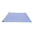 thumbnail image 2 of Ahgly Company Machine Washable Indoor Rectangle Solid Blue Modern Area Rugs, 8' x 12', 2 of 4