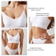 thumbnail image 5 of Conjunto de bragas y sujetador para mujer, lencería, ropa interior inalámbrica, sin espalda, cuello en V, cubierta 3/4 para deporte, 5 of 6