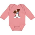 thumbnail image 3 of Inktastic Pocket Brittany Spaniel Boys or Girls Long Sleeve Baby Bodysuit, 3 of 5
