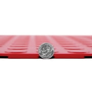FlooringInc Nitro Flex Protective Garage Flooring Tiles, 20.5x20.5, 8 Tiles, 23.36 Sqft, Coin Pattern, Light Gray