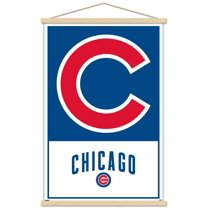 MLB Chicago Cubs - Logo 22 Wall Poster with Magnetic Frame, 22.375" x 34"