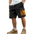 thumbnail image 4 of Xdzjlr Mens Sports Shorts,Summer Work Pocket Retro Soft Running Shorts For Men, 4 of 5