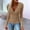 #0106-Khaki, variant on Ounisa Womens Deep V Neck Wrap Sweater Long Sleeve Slim Fitted Knitted Jumper Top
