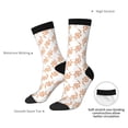 thumbnail image 2 of Yiaed Hand Drawn Snake Print Great elasticity Crew Socks Sports socks for Men and Women, 2 of 5