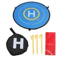 thumbnail image 2 of Drone Landing Pad Fast Foldable, Rain Proof Universal Double Sided Oxford Cloth Reflective Drone  Pad, Round Takeoff Helipad for Helicopter Quadcopter, 2 of 7