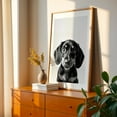 thumbnail image 3 of baby dog - Photography Dog Black and White Animal Portrait Minimalist Unframed Wall Art Print 5 x 7 inches, 3 of 60