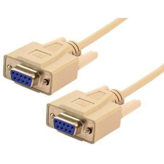 IEC M1396 PC DB9 Female to DB9 Female Hi Speed Link Null Modem Cable 6 feet