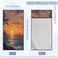 thumbnail image 7 of Bulopur Palm Tree Towel Seat Covers for Cars Modern Sweat Carseat Protector Easy to Install Athletic Running Towel for SUV Vehicle Sedan Truck Gift for Holiday, 7 of 7