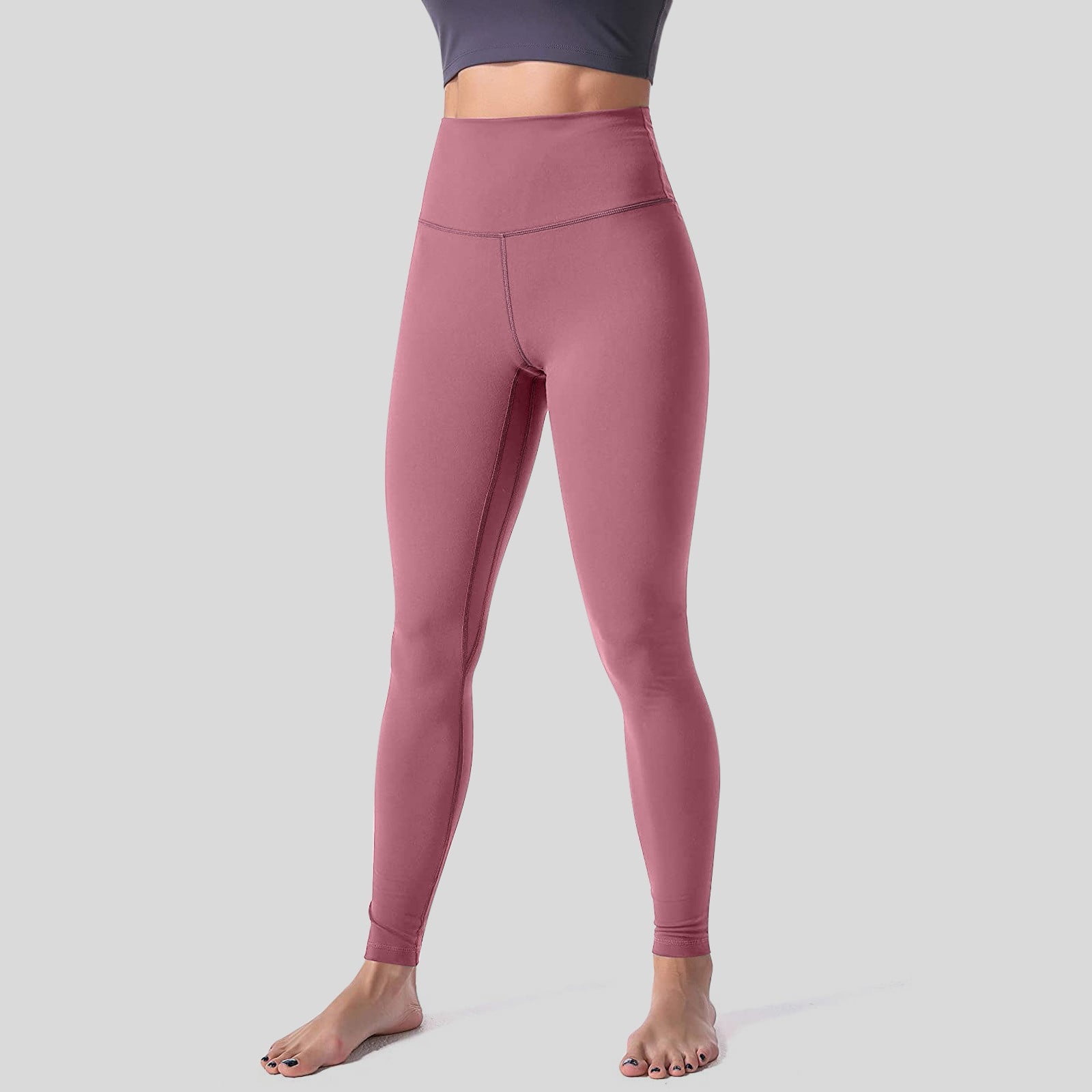 Celsior Compression Leggings for Women Workout Yoga Pants Anti Cellulite Leggings 3D Anti Cellulite Leggings for Women Pants for Workout Running Athletic No Curling Lift Pants No Front Seam Pink L
