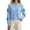 Blue#, variant on Iroehba Cardigan Sweaters for Women Long Sleeve Button Down Crew Neck Knit Tops Relaxed Cut Elegant Casual Outerwear for Daily Wear