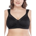 thumbnail image 1 of Bra Deyllo para mujer, cobertura total, talla grande 38C, color negro, 1 of 7