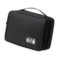 thumbnail image 3 of Estuche rígido para batería externa, bolsa universal con cremallera para guardar auriculares, electrónica Negro, 3 of 9