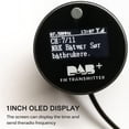 thumbnail image 4 of Receptor Dab Para Automóvil 12-24V Multifuncional Con Salida Usb Pantalla Oled De 1.1 Pulgadas Transmisor De Radio Fm Reproductor De Música Para Automóvil Speravity VI007073-00, 4 of 7