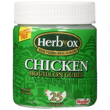 Herb-Ox Bouillon Cubes Chicken Bouillon 25 Ct 3.33-oz (Gluten