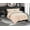 Cream, variant on 3-Piece Duvet Cover Set, 1800 Premier, Button Closure, Solid Color - Cooling, Breathable Material- Wrinkle, Fade, Stain Resistant, King/California King, Taupe