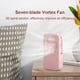 thumbnail image 4 of Mini ventilador de mano USB recargable ventilador de escritorio portátil Abanopi Rosa, 4 of 7