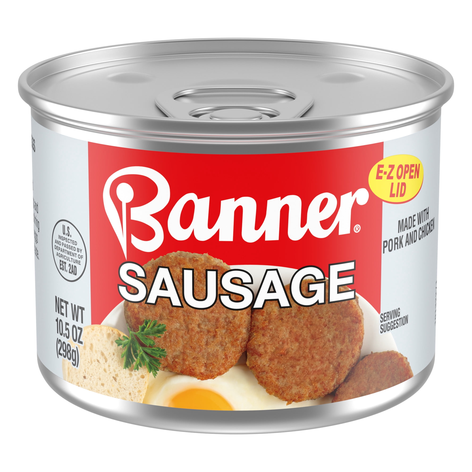 (3 pack) Banner Sausage, Canned Sausage, 10.5 oz.