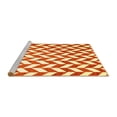 thumbnail image 2 of Ahgly Company Machine Washable Indoor Square Abstract Yellow Contemporary Area Rugs, 5' Square, 2 of 4