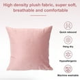 thumbnail image 3 of Solid velvet soft decorative pillow, suitable for various places., 3 of 5