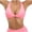 Watermelon Red, variant on Women's Sports Bra Printing Gathered Together Large Size Daily Bra Underwear No Rims Bras for Women Blue S
