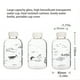thumbnail image 3 of Bearachild Botella de agua con manga Taza de vidrio transparente a prueba de fugas Hervidor de viaje al aire libre Encantadora botella de bebida de dibujos Cocina y Comedor Tipo 1 Bearachild HA070649-01, 3 of 6