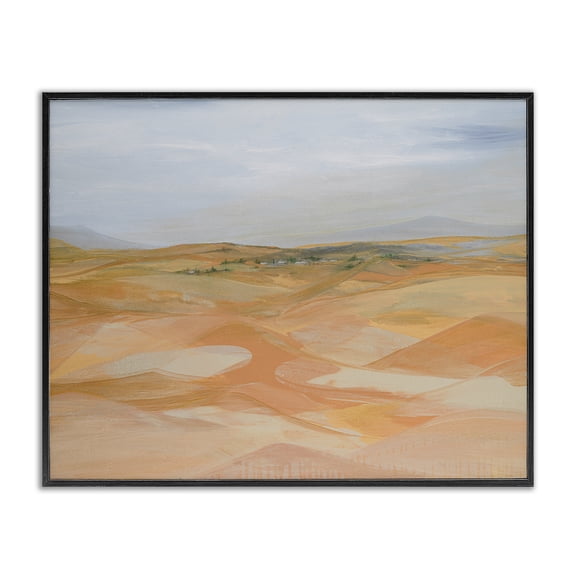 Stupell Industries Rustic Lodge Abstract Desert Dunes Black Framed Giclee Art, 14 x 11, by Ruth Fromstein