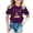 Purple, variant on XEGLSBU Shirts for Girls 14-16 Trendy Kid Girls Cute Graphic Round Neck Short Sleeve Tee Summer Casual T Shirt Purple Size 7-8 Years