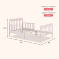 thumbnail image 2 of Dream On Me Finn Pink Toddler Bed, New Zealand Pinewood, JPMA Certified, 2 of 6