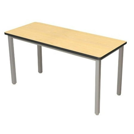 Fully Welded Chair - Lobo Tables LOB9111M-ABP 4 8 in. x 9 6 in. Fully Welded Lobo Table, Black Frame and Adjustable Big Paw Legs, 1.7 5 in. Maple Top Top ships as 2 pieces
