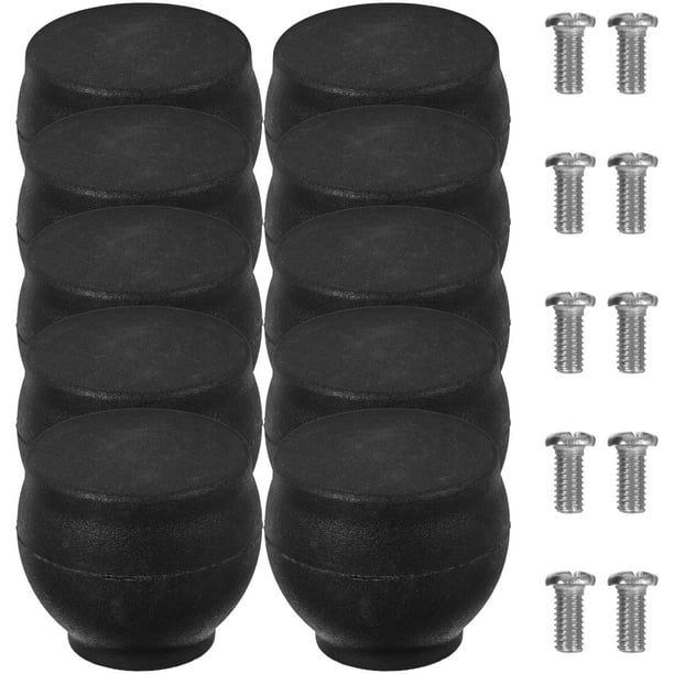10 piezas de perilla de tapa de baquelita para olla, manija de tapa antiescaldaduras, manija de agarre de tapa de olla de vidrio de repuesto